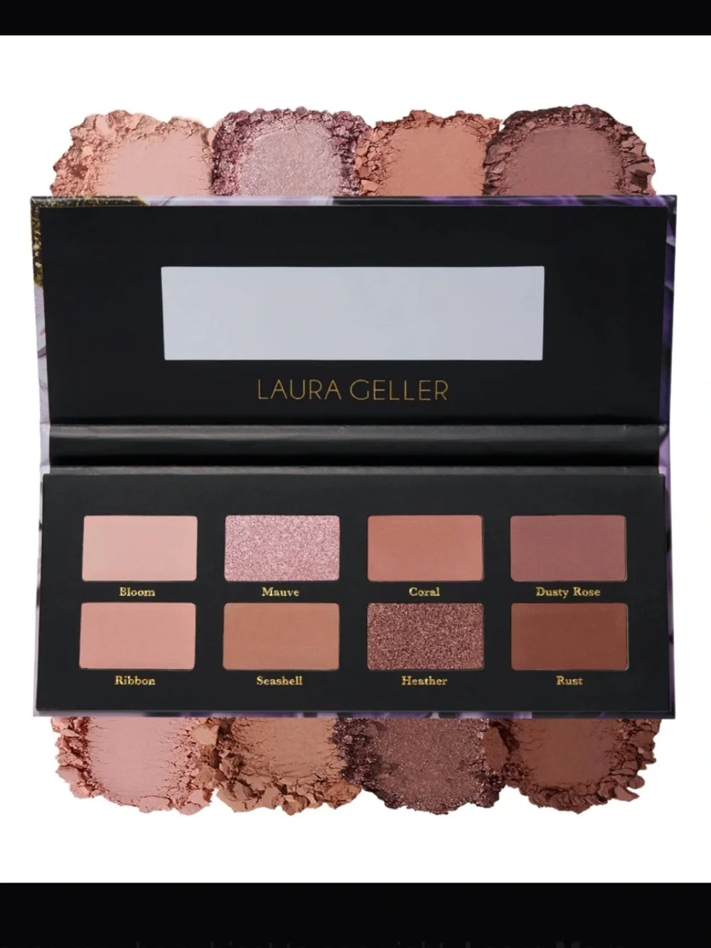 Laura Geller Warm Rose & Coral Matte and Shimmer Eyeshadow Palette